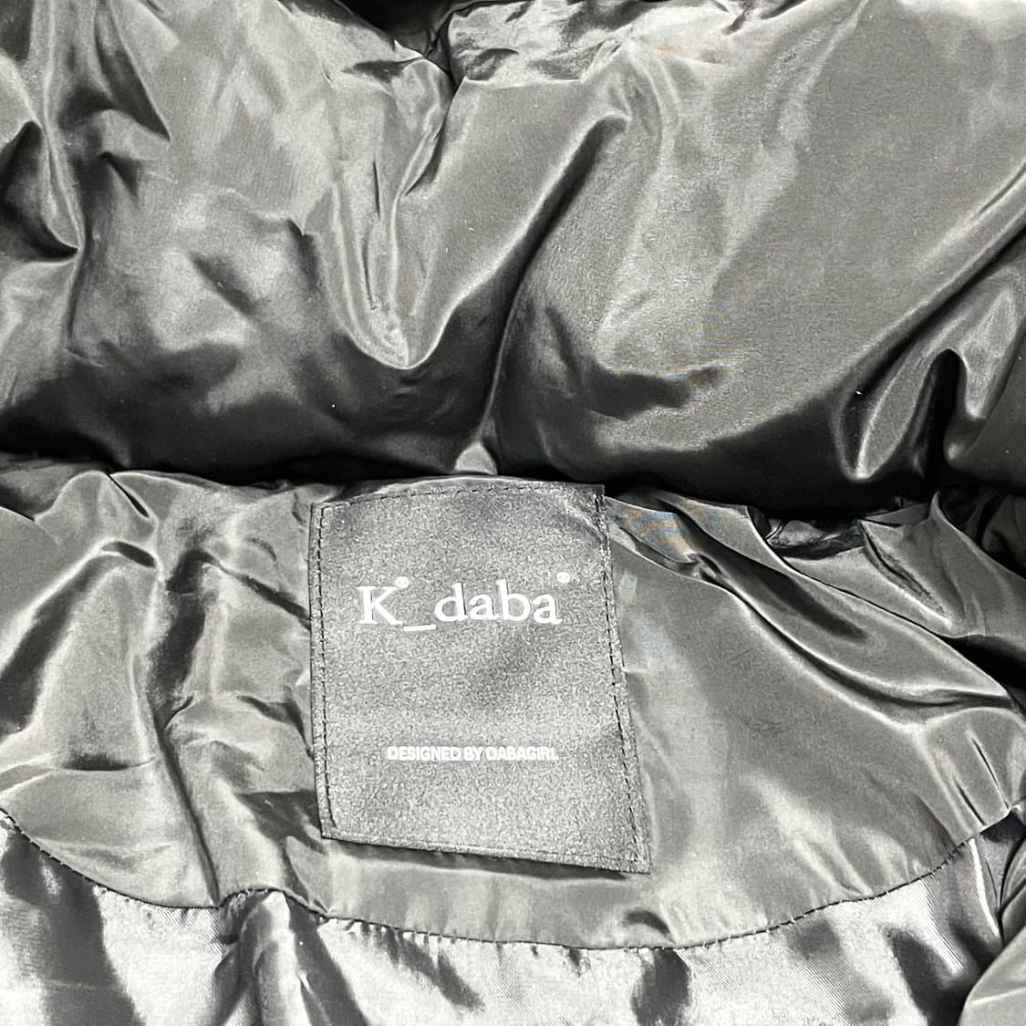 K DABA 블랙 투웨이 구스다운 롱패딩 여성FREE  상품이미지3