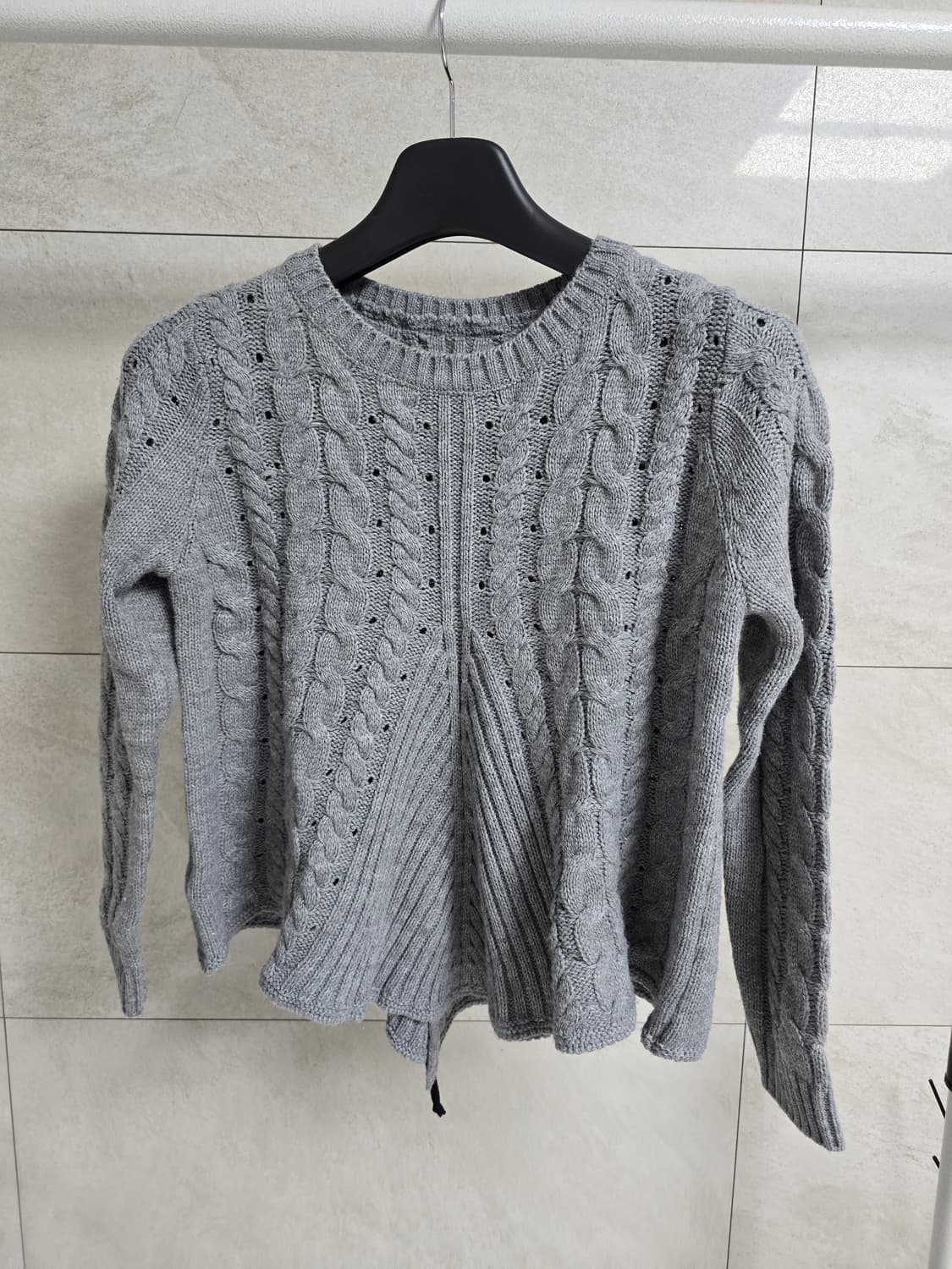 여성 리본끈 니트  상품이미지1