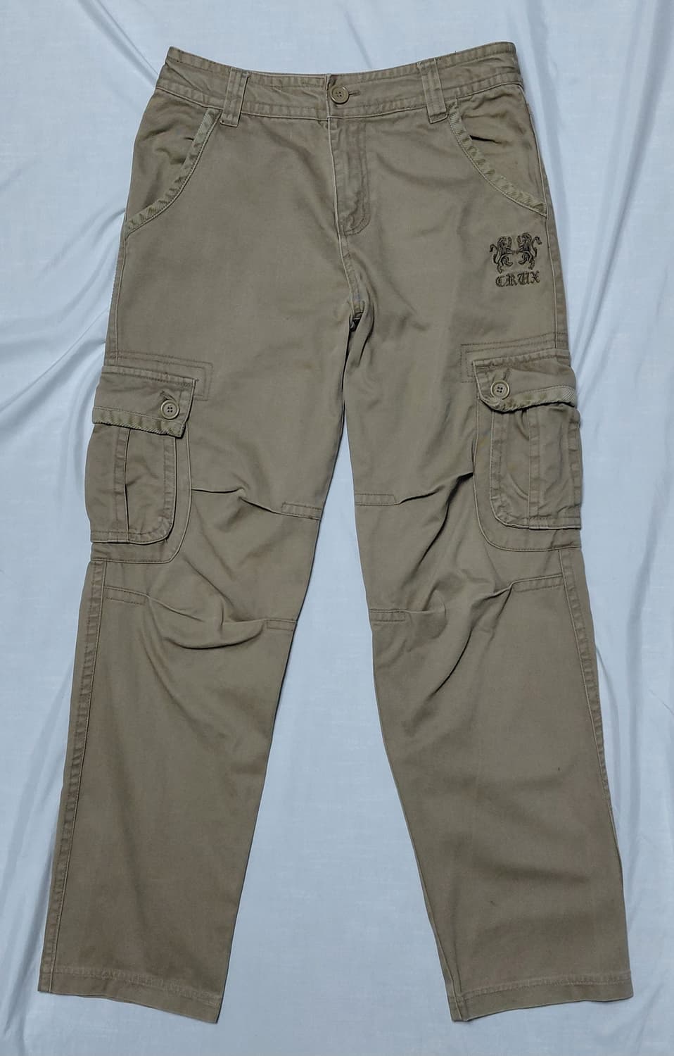 (29) CRUX 크럭스 로고 자수 입체 카고 팬츠 상품이미지1