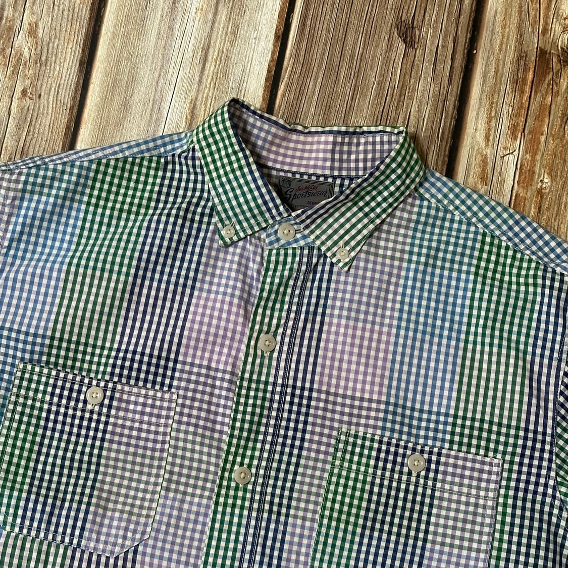 조맥코이 크레이지 패턴 B.D 워크 셔츠 L 사이즈 상품이미지3