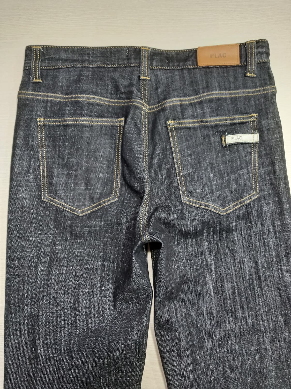 32 PLAC Steeze 스판 슬림일자진 흑청 32-261 상품이미지4