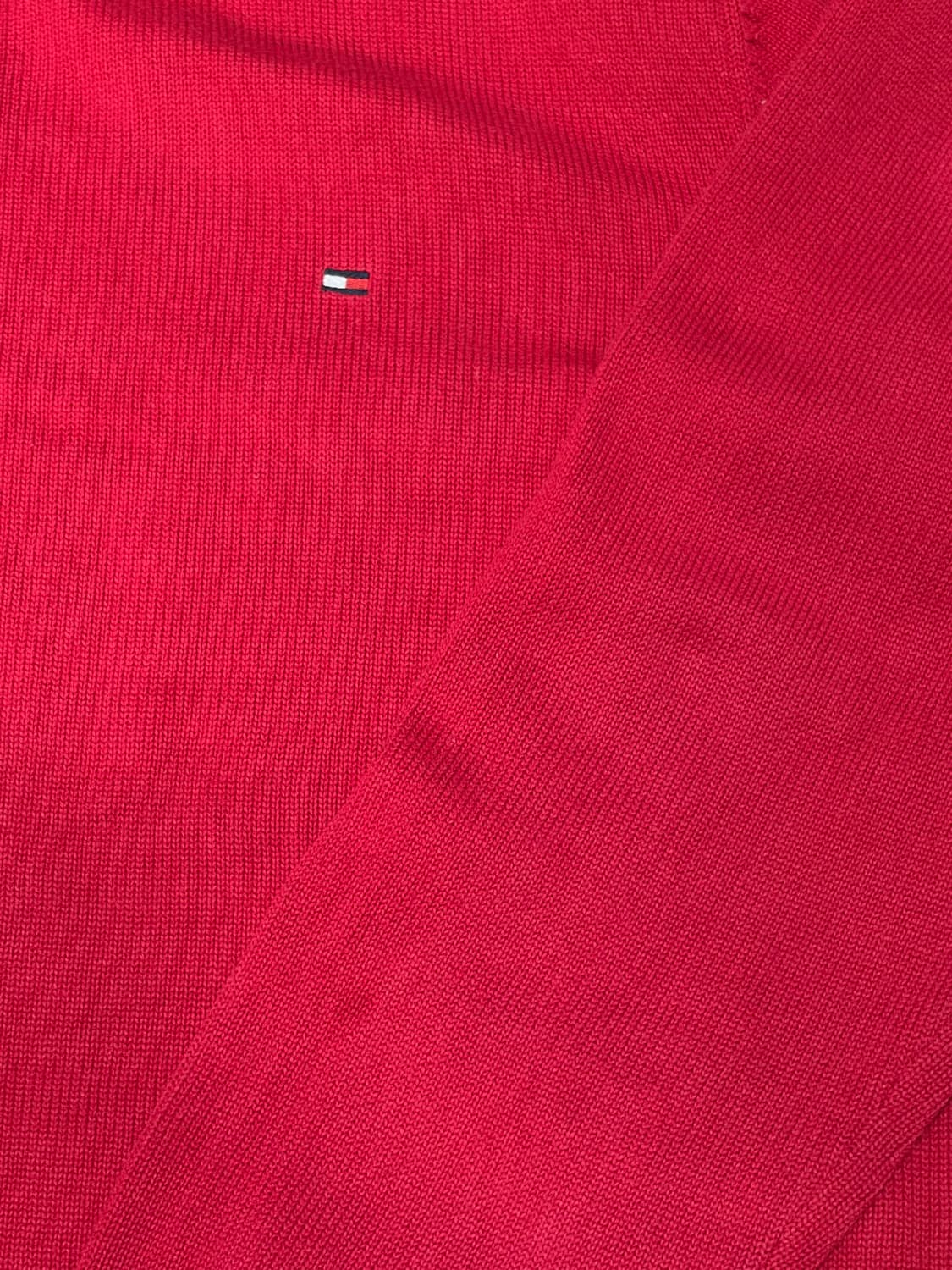 타미힐피거  레드 니트 집업 상품이미지2