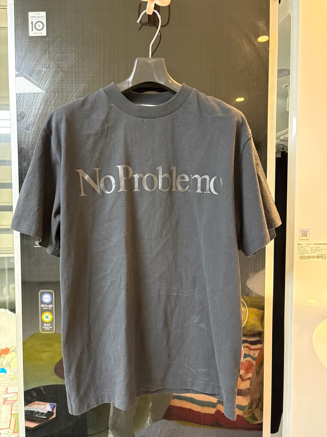 ARIES 블랙기본티 상품이미지1