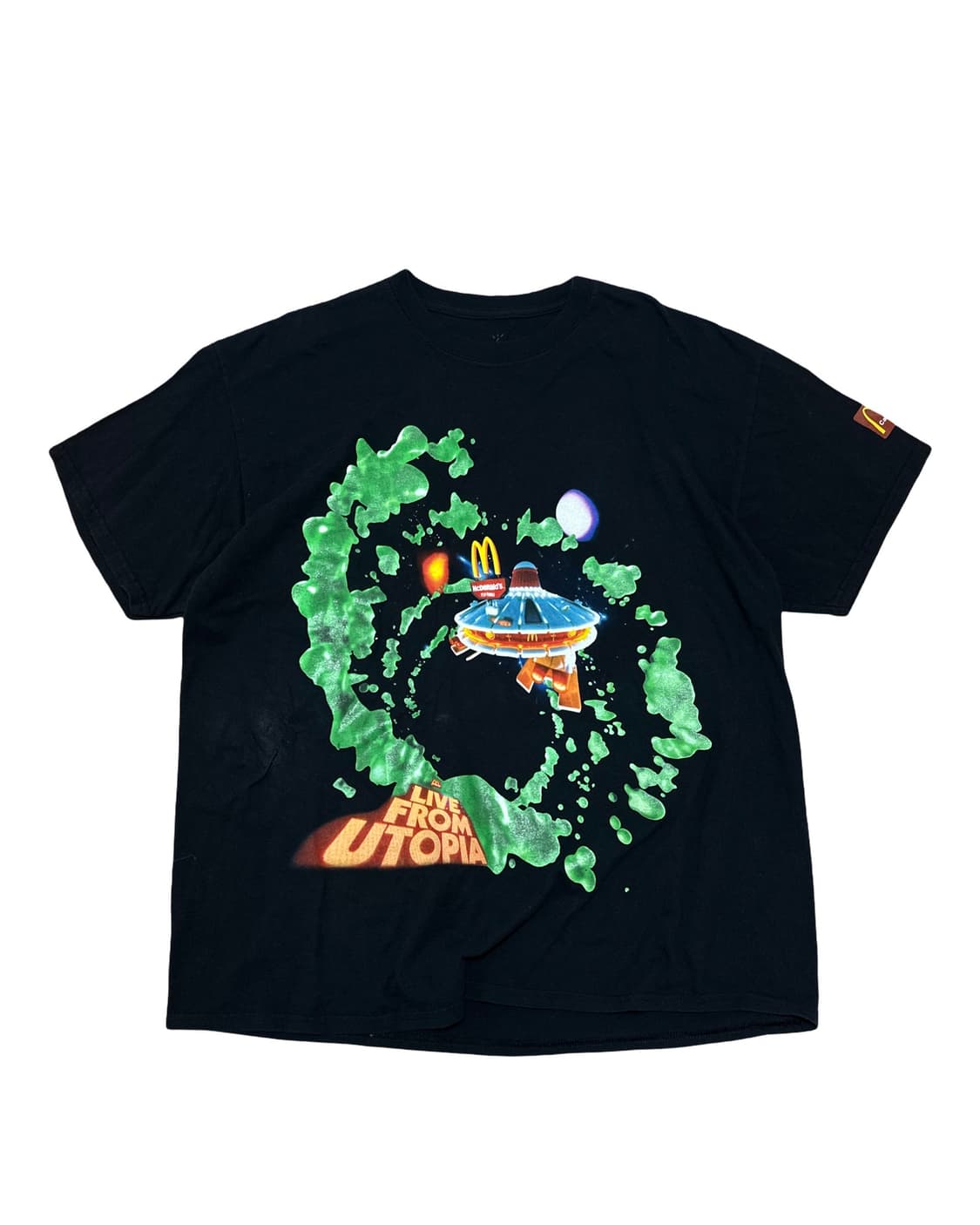 트레비스스캇 맥도날드 블랙 반팔티 상품이미지1