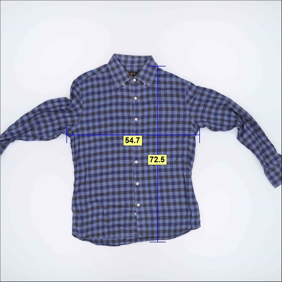 105 닥스 체크 긴팔 셔츠 0306H1 상품이미지5