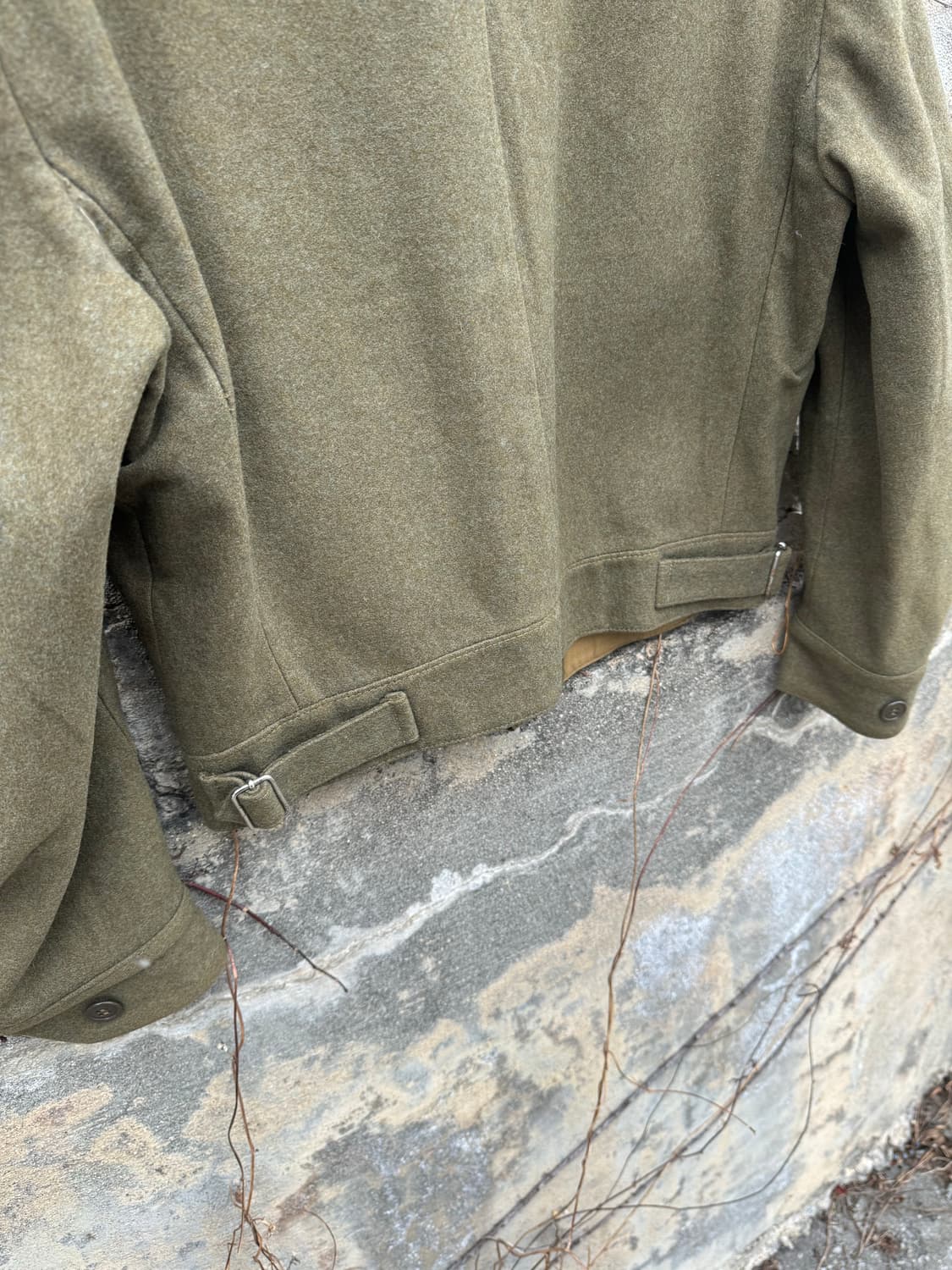 70s 이탈리아군 오리지널 배틀 드레스 아이크 울 자켓 상품이미지8
