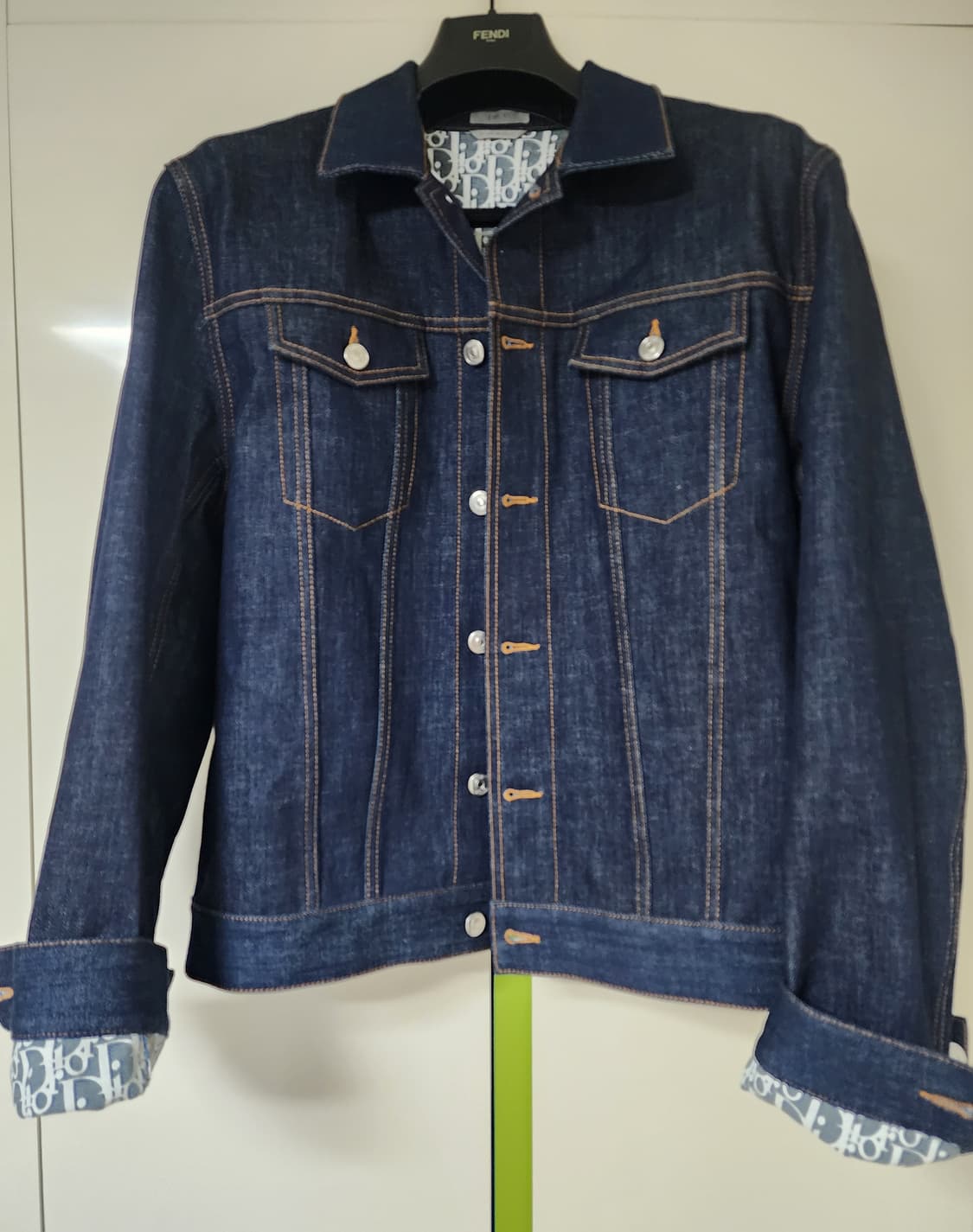 디올 데님 자켓 Dior 오블리크 데님자켓 50사이즈 100사이즈 상품이미지1