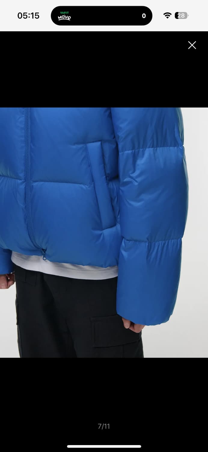 미시착) 무탠다드 덕다운 패딩 L 상품이미지5