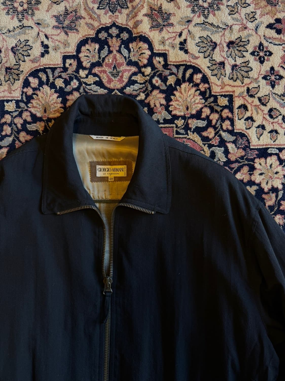 조르지오 아르마니 커버트울 블루종 100 상품이미지2