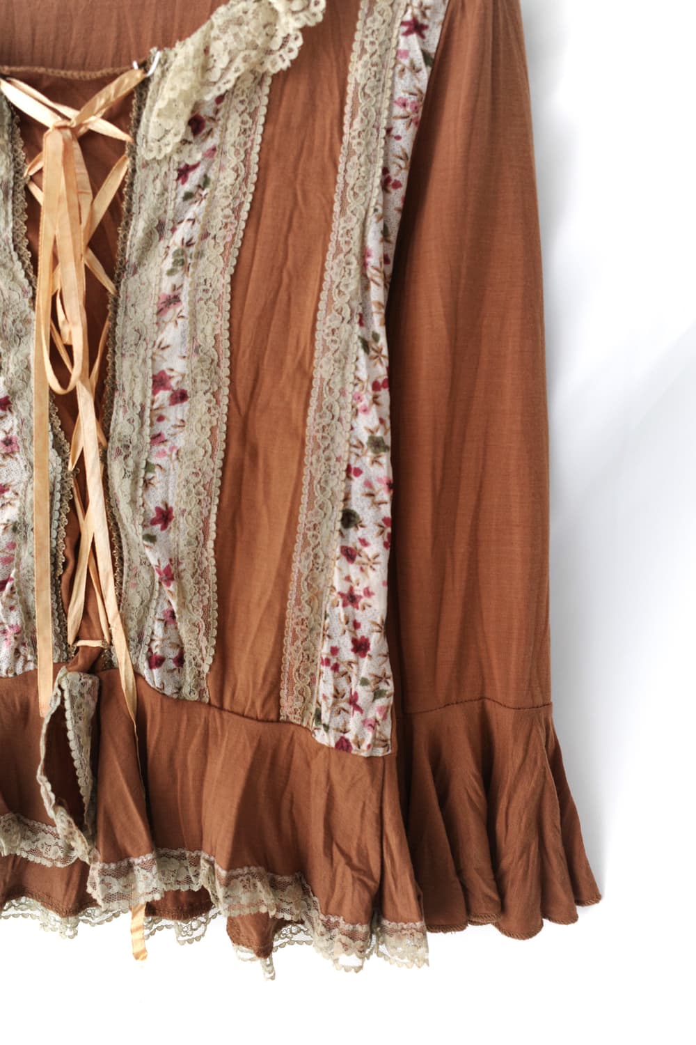 flower layered ruffle T  상품이미지4