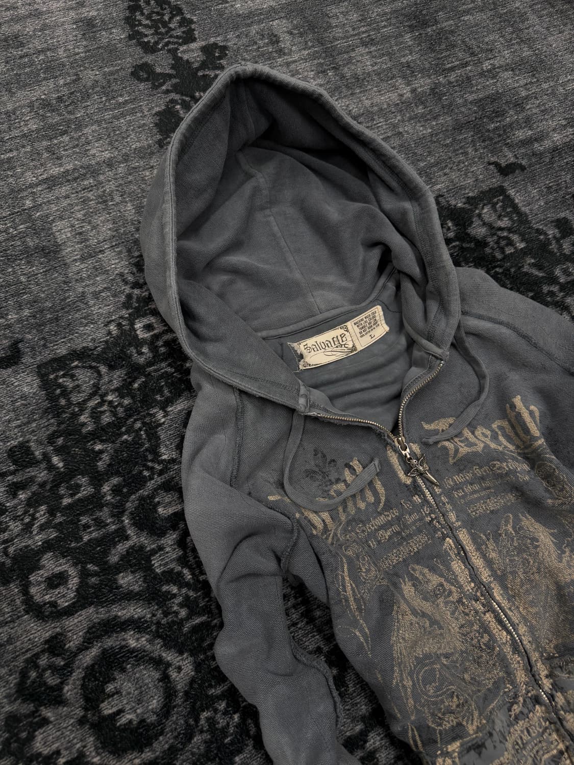Salvage 00s y2k death to death hoodie 상품이미지2