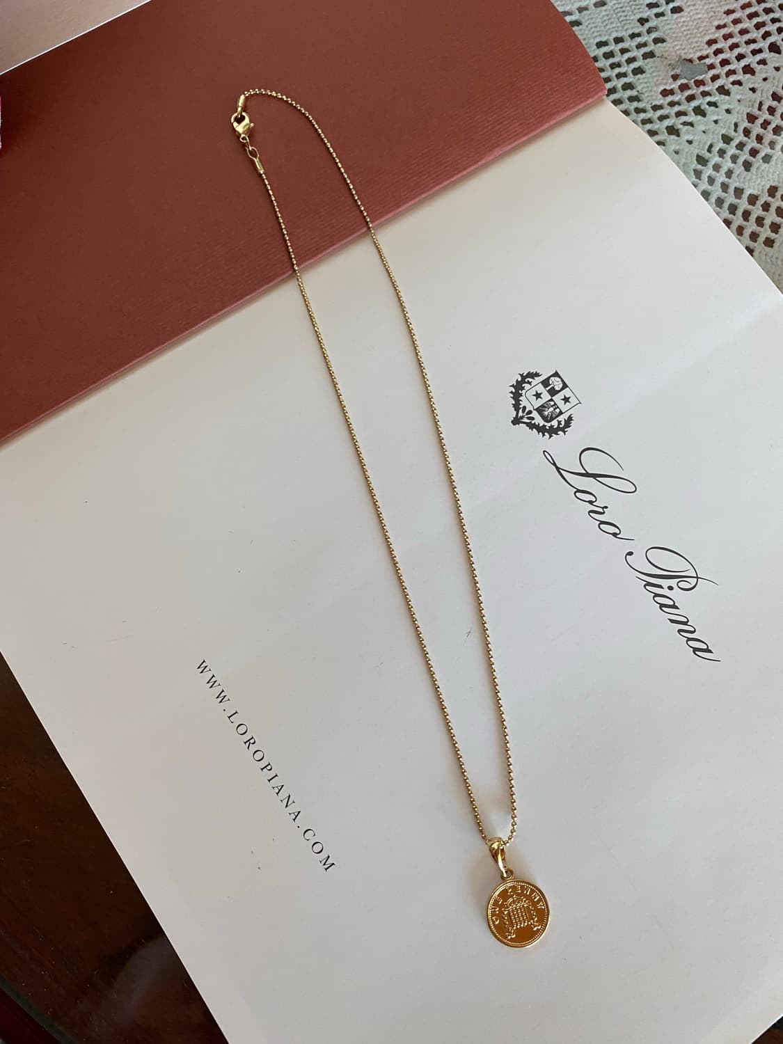 빈티지 금장 코인 팬던트 목걸이 엘리자베스 상품이미지4