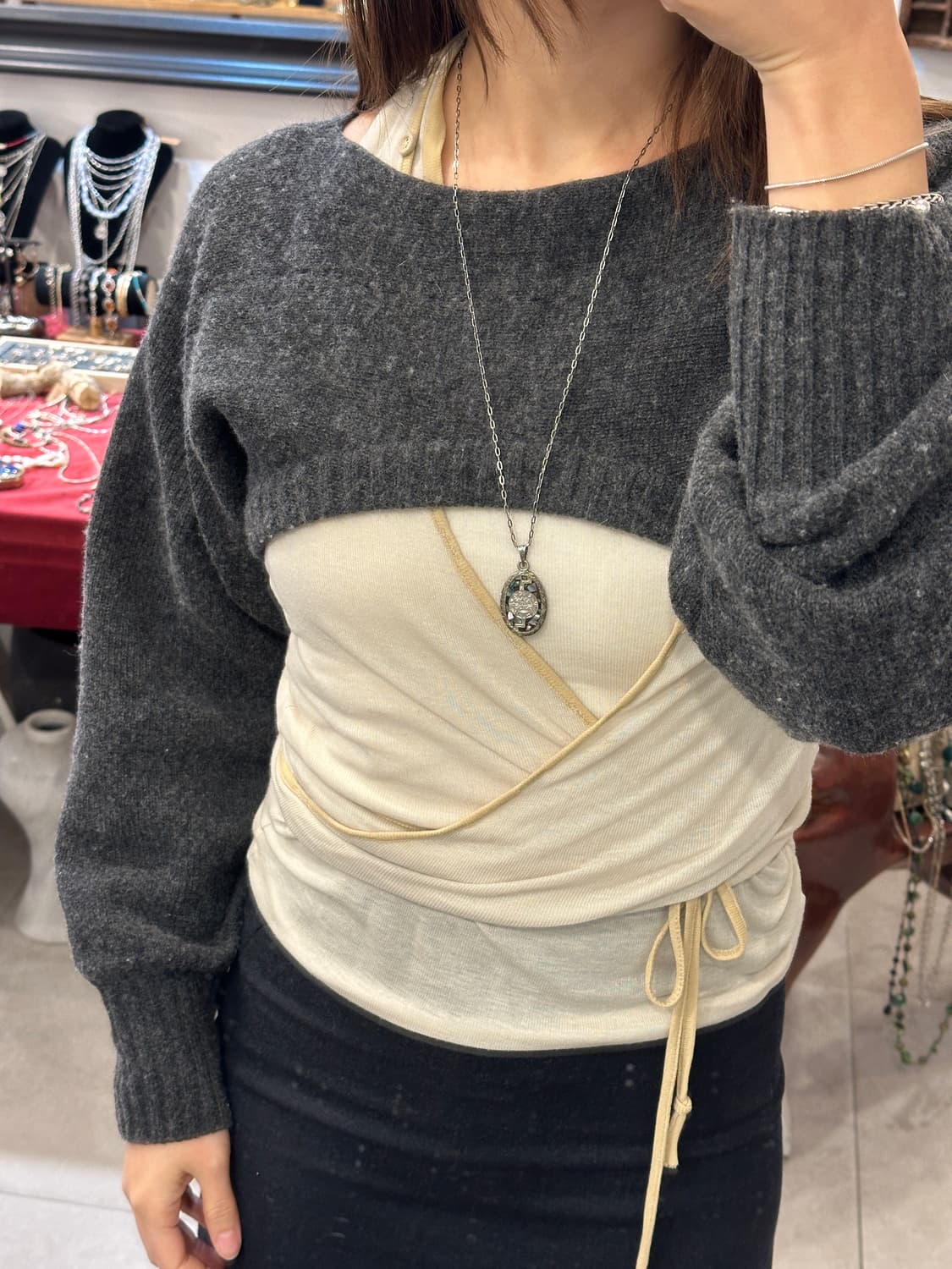 Mexico Vintage Double Face Pendant 925si 상품이미지6