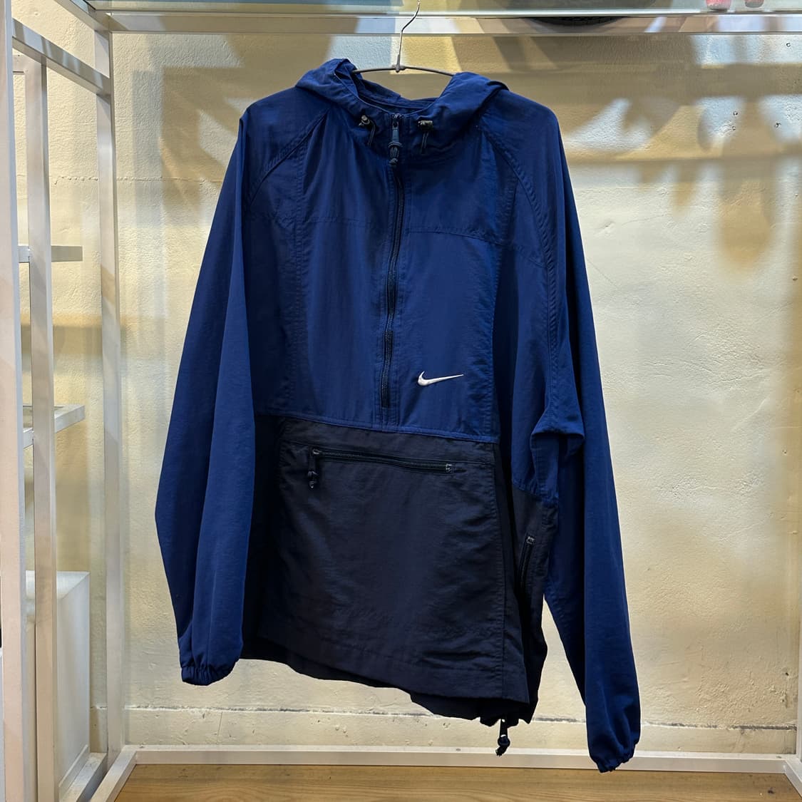 나이키 아노락 후드 바람막이 네이비 XL 상품이미지1