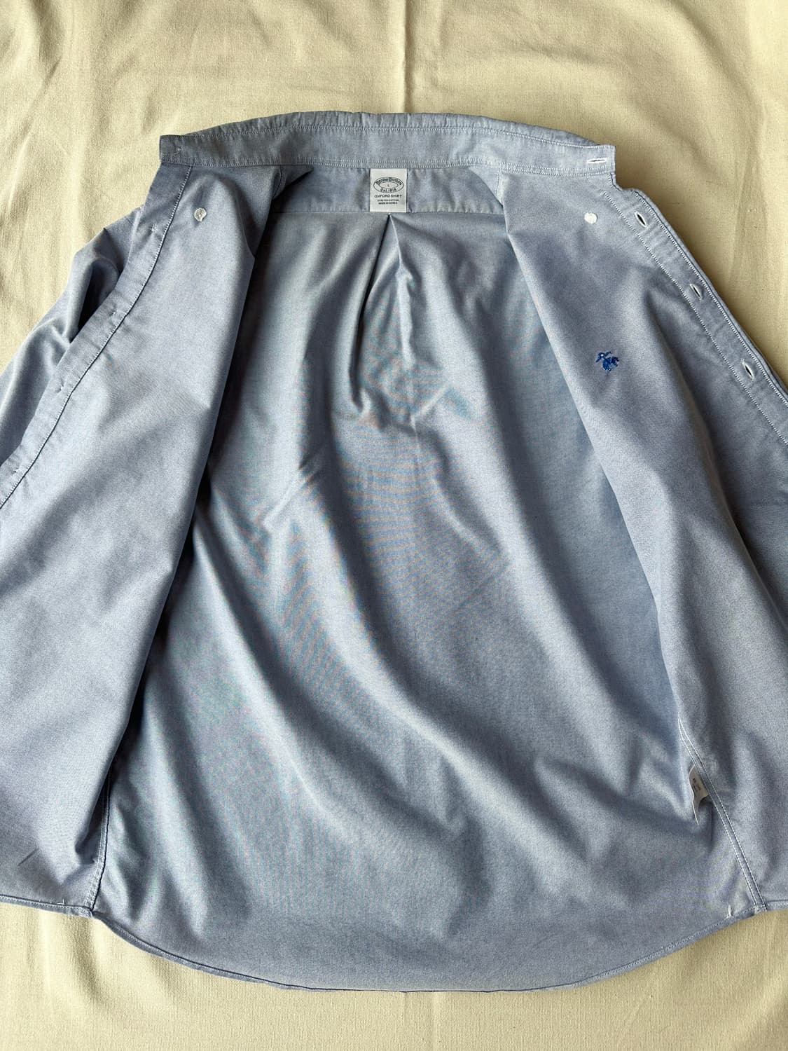 브룩스브라더스 옥스포드 셔츠 블루 105 상품이미지7