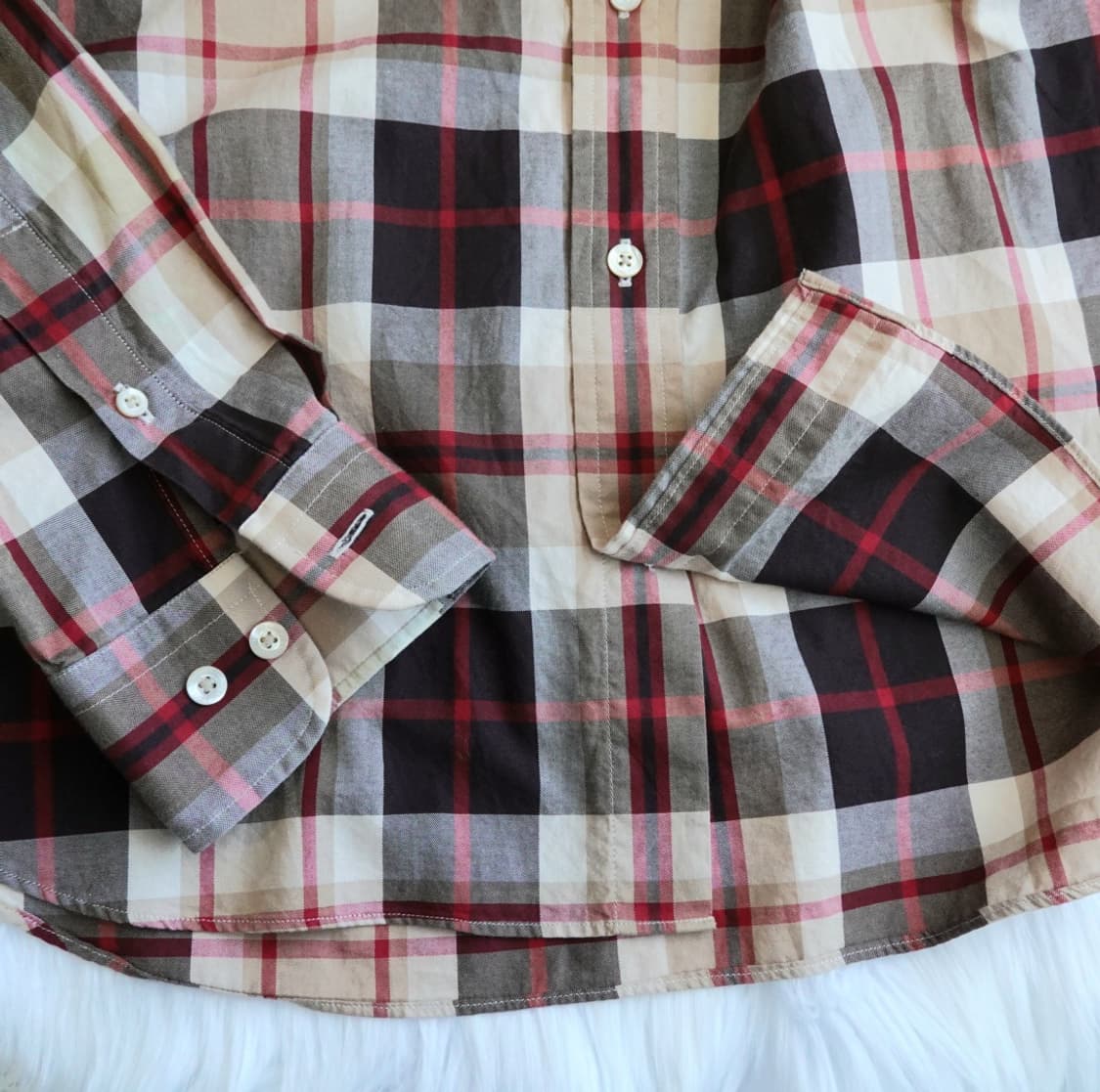 매킨토시 런던 하우스 체크 코튼 셔츠 1948 상품이미지5