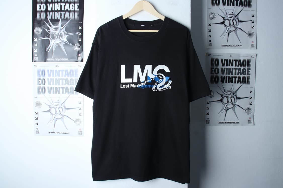 (XL-2XL) 엘엠씨 반팔 티셔츠 빅사이즈 블랙 에이징-7B8B 상품이미지2