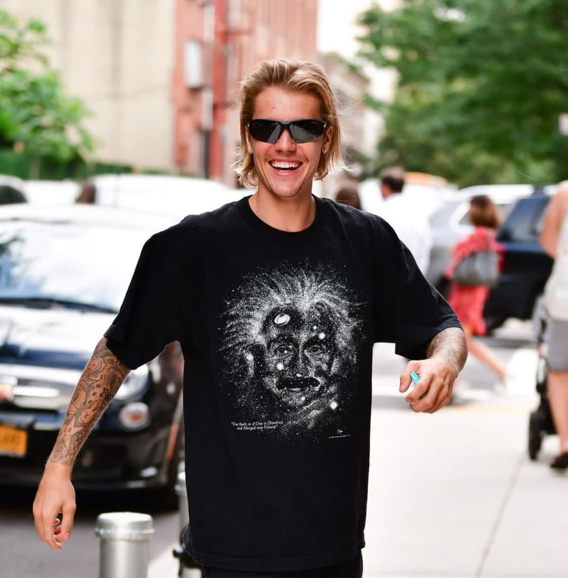 90s 아인슈타인 야광티셔츠 (저스틴비버) 상품이미지4