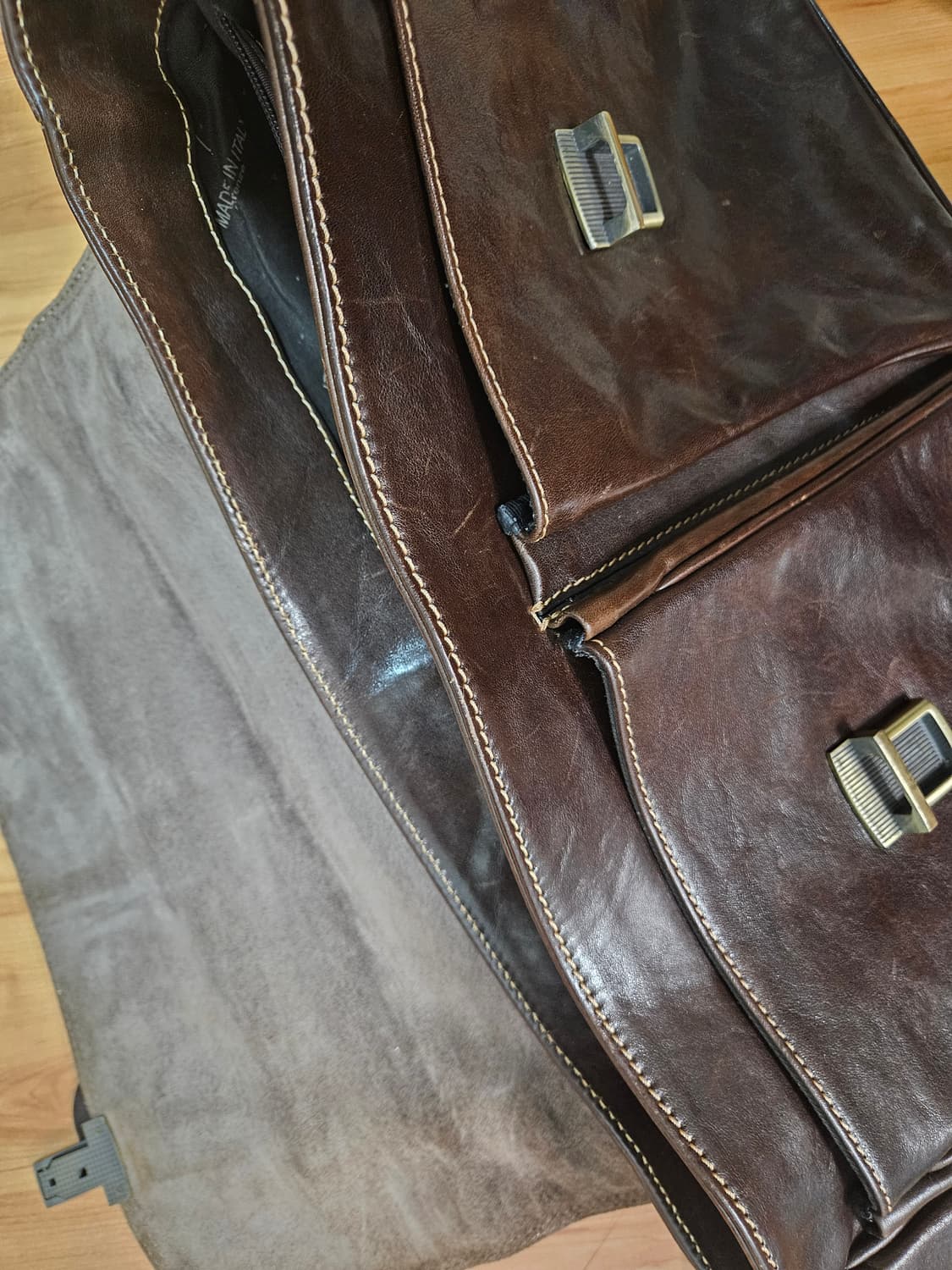 이태리 vera pelle 브리스케이프 가죽가방 상품이미지6