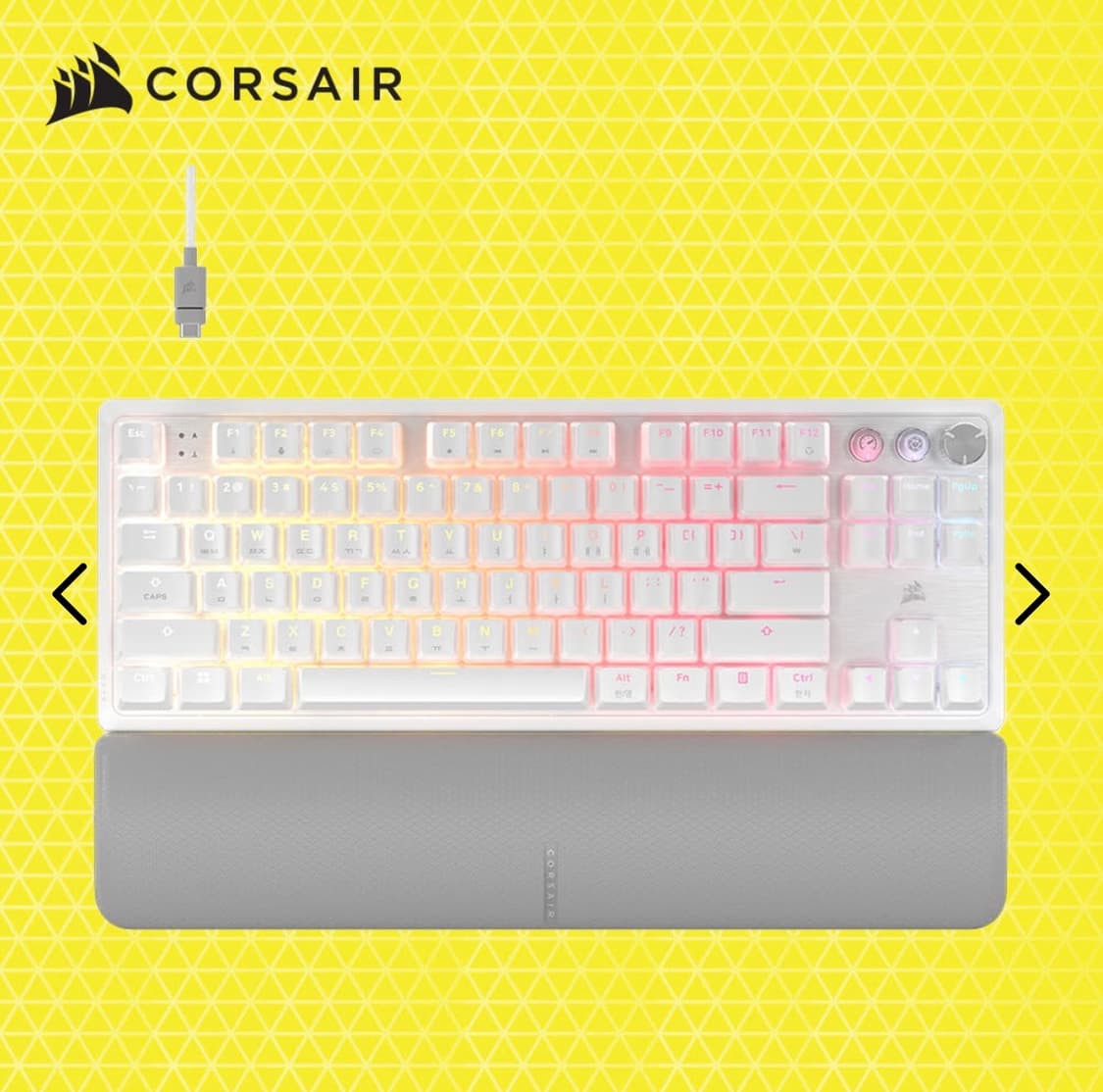 커세어 K70 TKL MAX 타이핑고래 윤활 키보드 상품이미지1