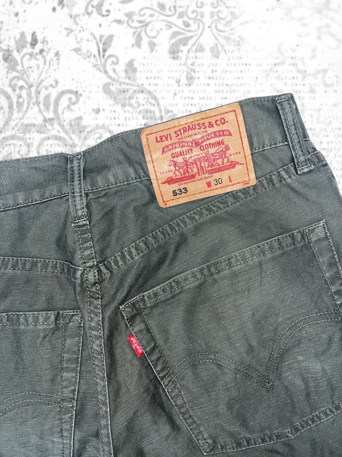 standard fit khaki jeans 상품이미지5