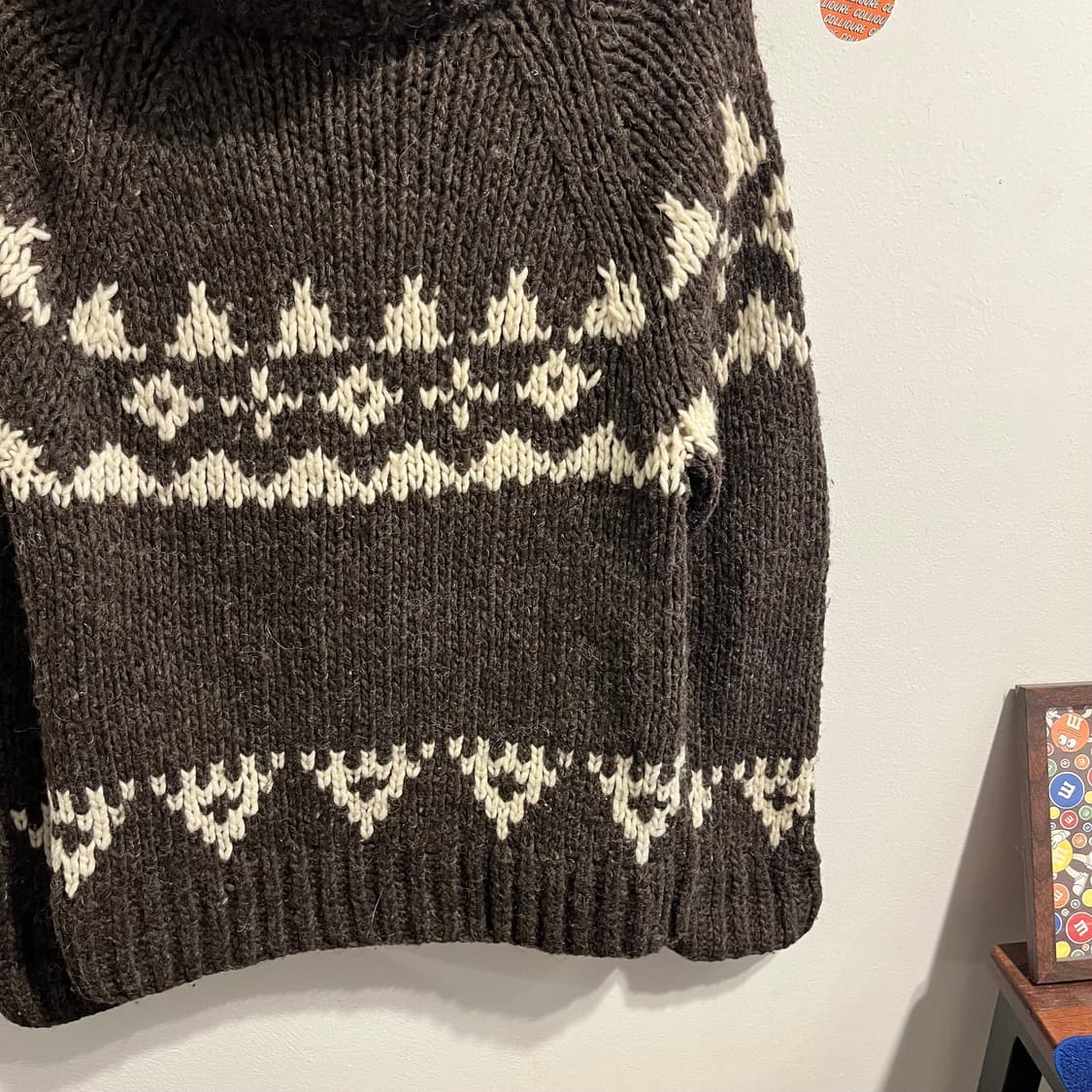 빈티지 울 숄카라 코위찬 상품이미지3