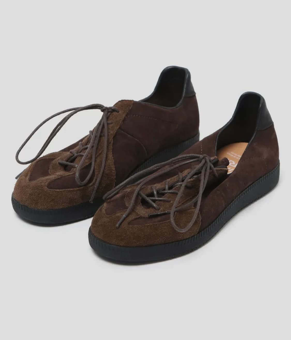 위더로드 아더 스웨이드 워싱 독일군 스니커즈 브라운 240 상품이미지2