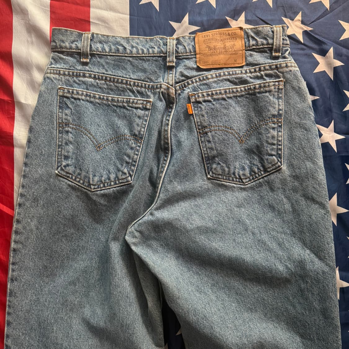 Levi's 리바이스 90s 테이퍼드핏 오렌지탭 데님 팬츠 -16 상품이미지8