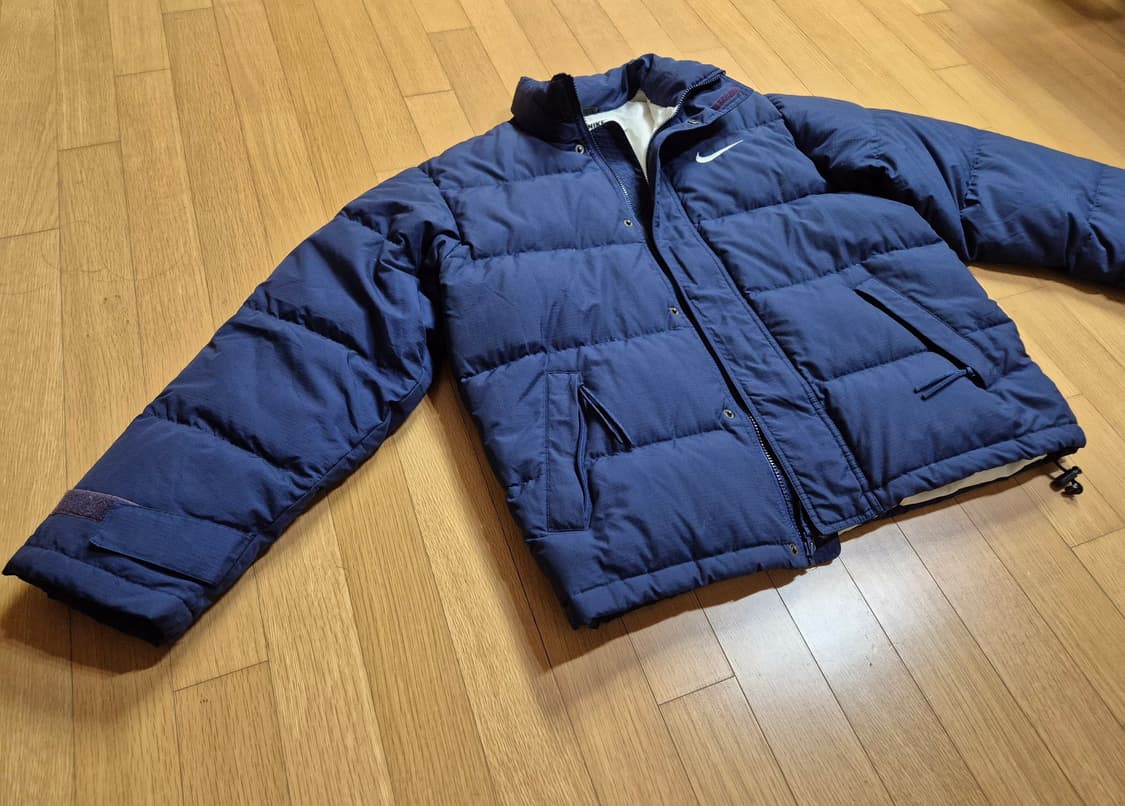 90s 나이키 블루 푸퍼 패딩 자켓 상품이미지3