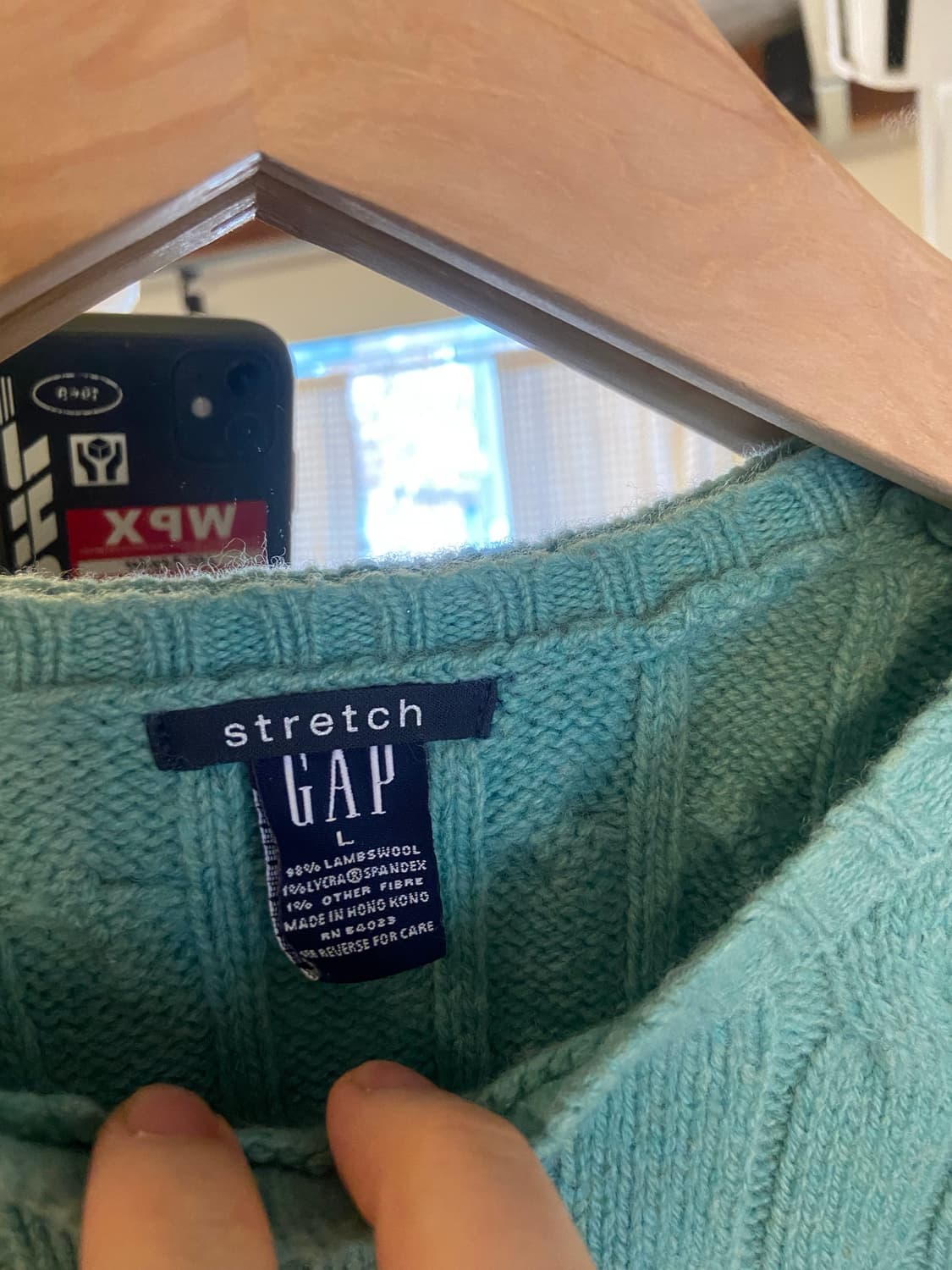 GAP 갭 케이블 니트 스웨터 민트 상품이미지3