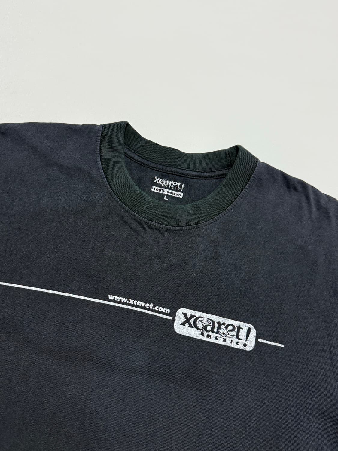 90s-00s xcaret 빈티지 반팔 티셔츠 L 상품이미지3