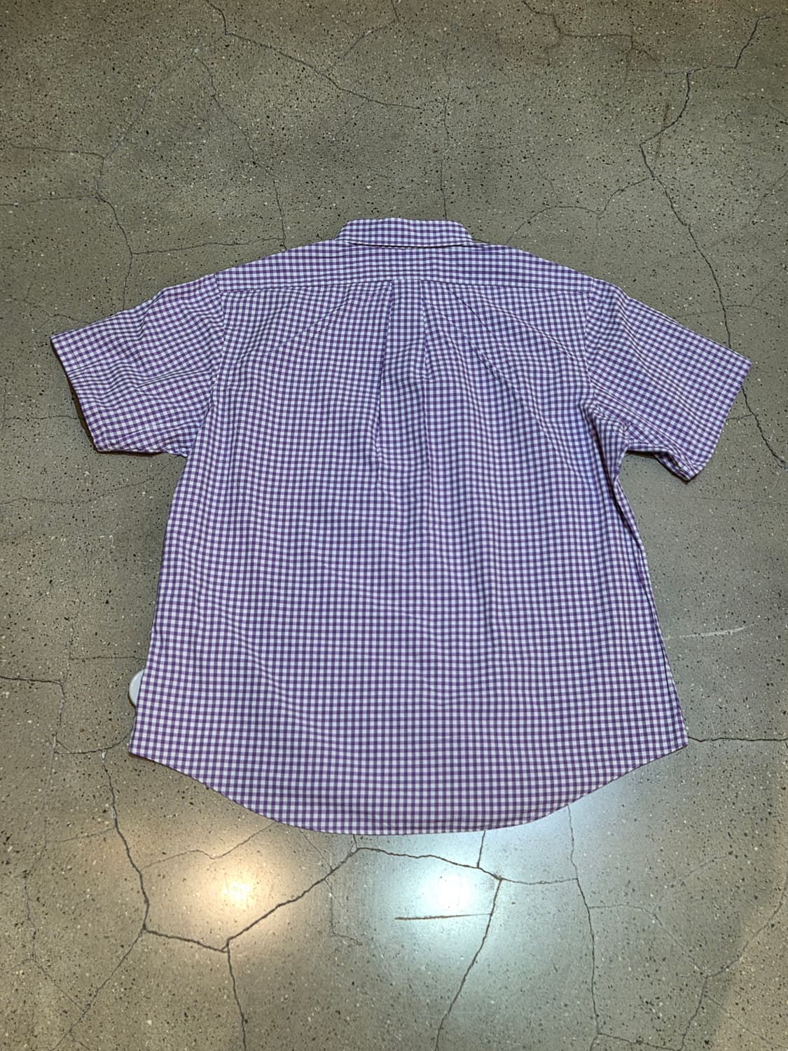 Polo 폴로 퍼플체크 반팔셔츠 상품이미지4