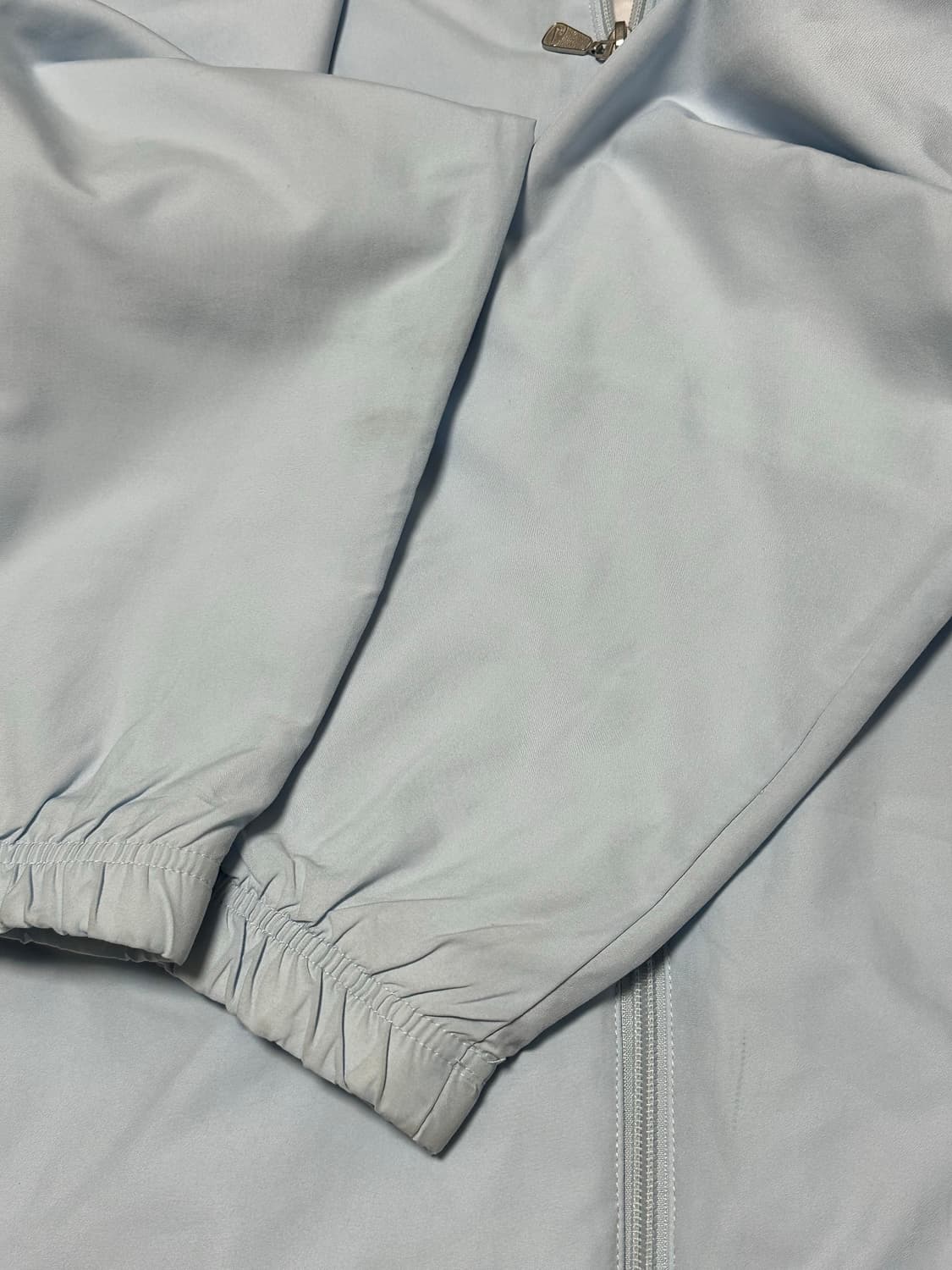 00's 나이키 올드스쿨 스우시 배색 바람막이 자켓 스카이블루 상품이미지5