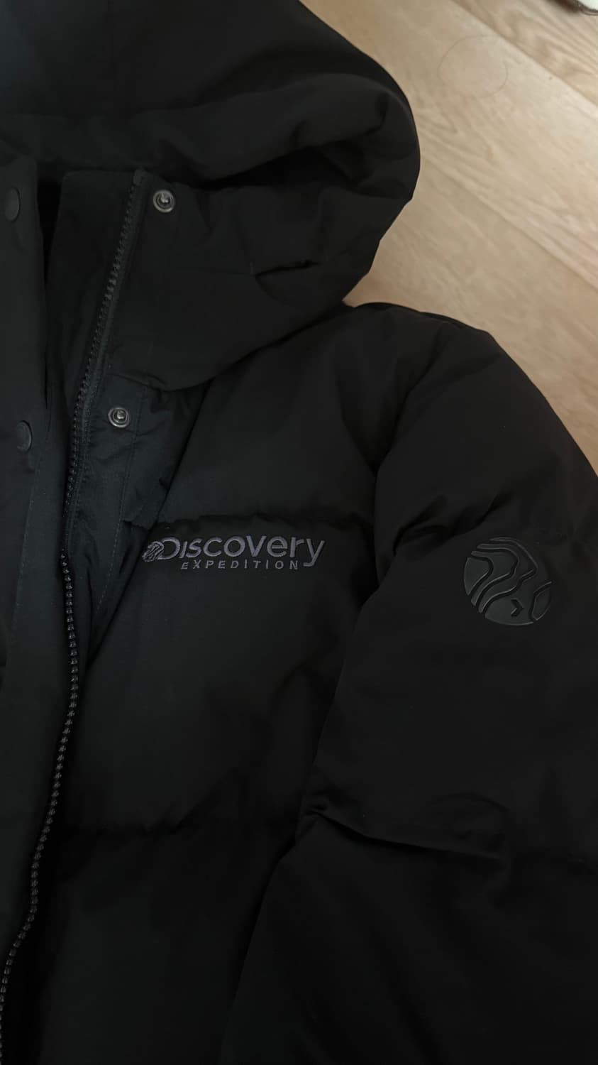 디스커버리 롱패딩 블랙 95 상품이미지2