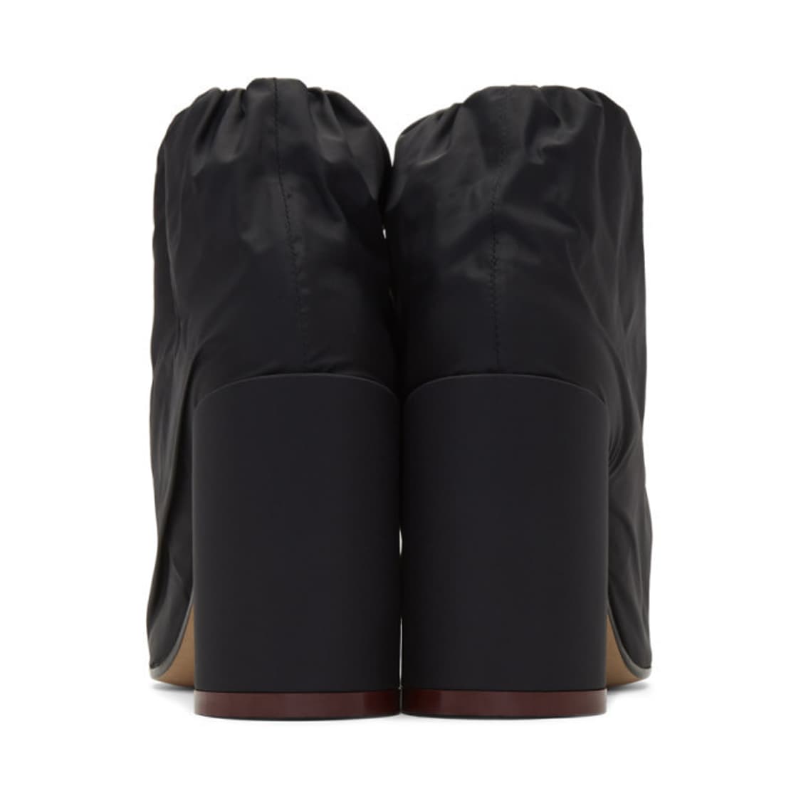 MM6 Black Nylon Gathered boots 상품이미지3