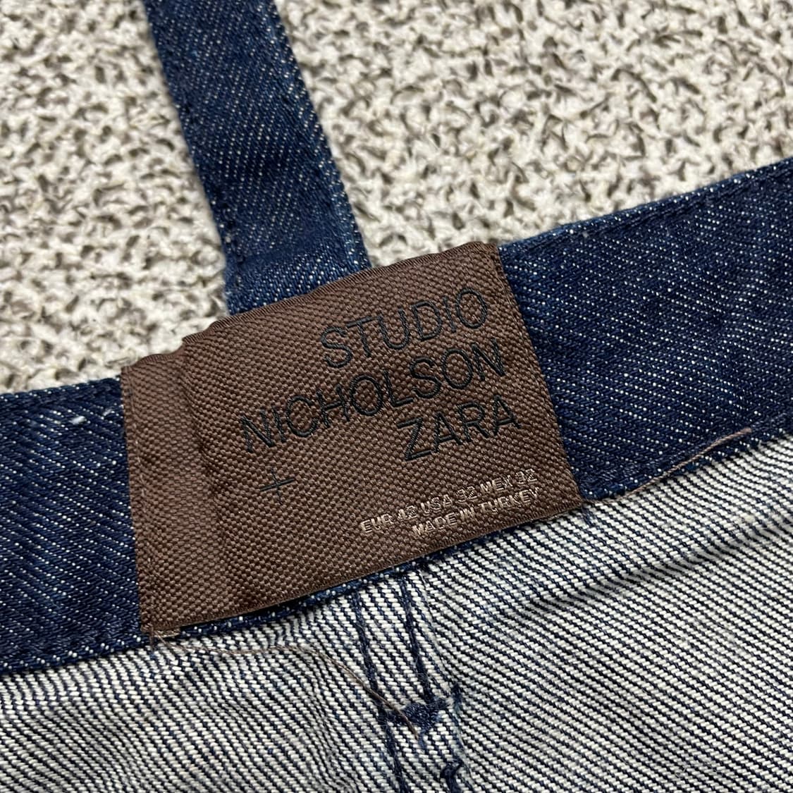 스투디오니콜슨x자라 데님팬츠 상품이미지3