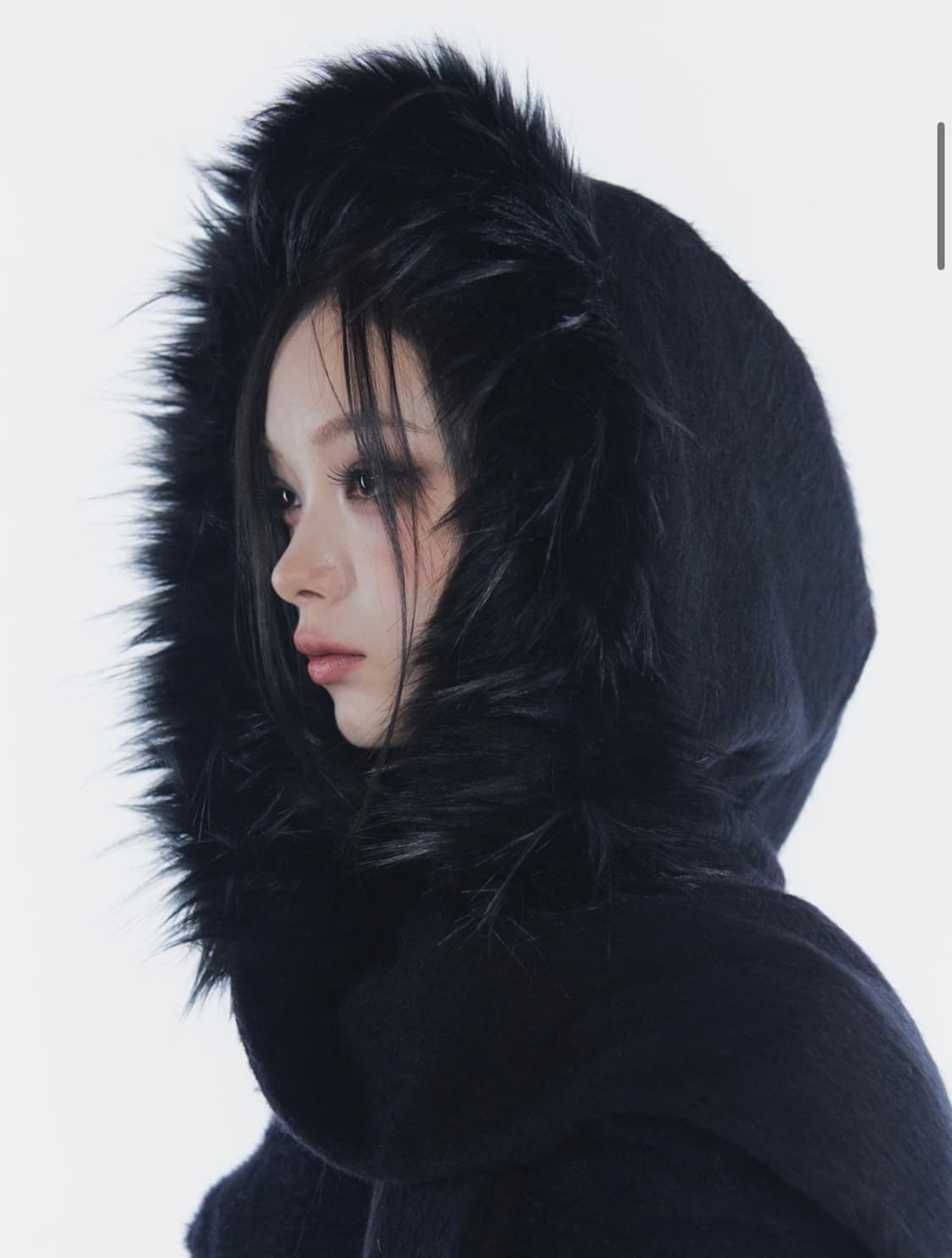 페인오어플레져 퍼 후드 머플러 바라클라바 블랙 유니섹스남녀공용 상품이미지3