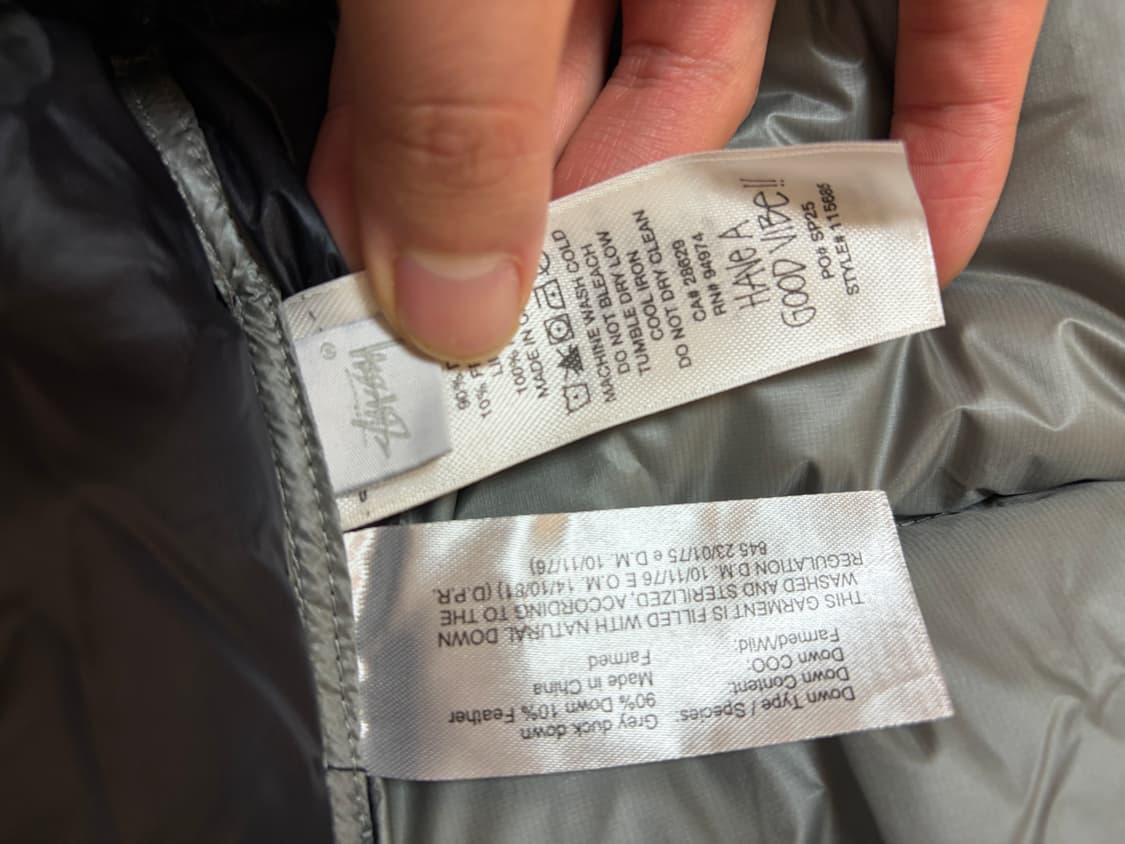 스투시 마이크로 립스탑 팬텀블랙 M사이즈 새상품급 상품이미지4