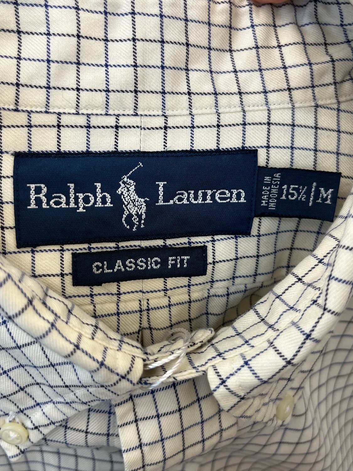 90s 폴로 랄프 로렌 클래식핏 체크 셔츠 상품이미지7
