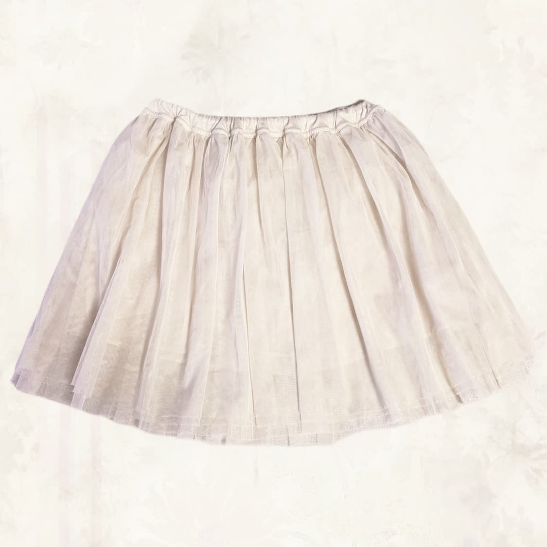 (이체시에눌) 일본 히메갸루 4단 캉캉 샤 포인트 핀터깔 화이트 스커트  상품이미지1