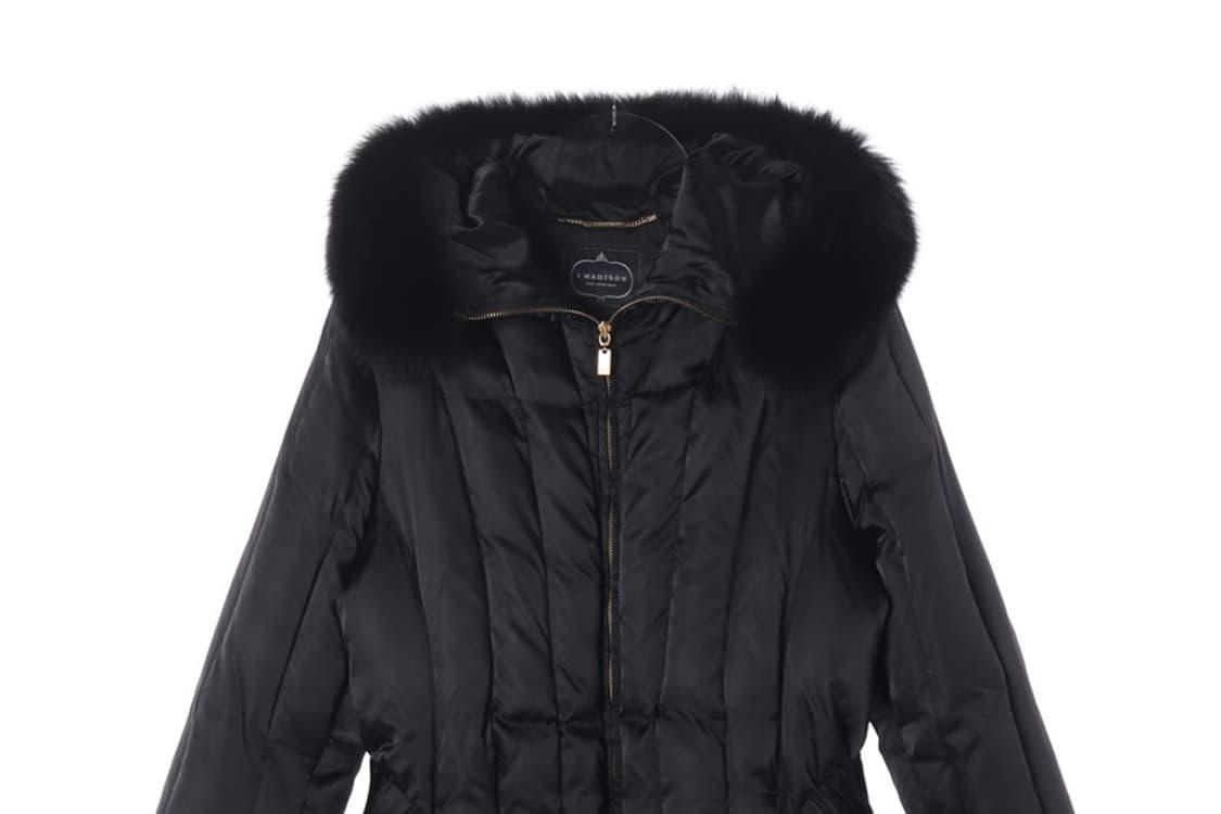 1 Madison 럭스 리얼 폭스퍼 벨티드 다운 롱패딩 상품이미지3