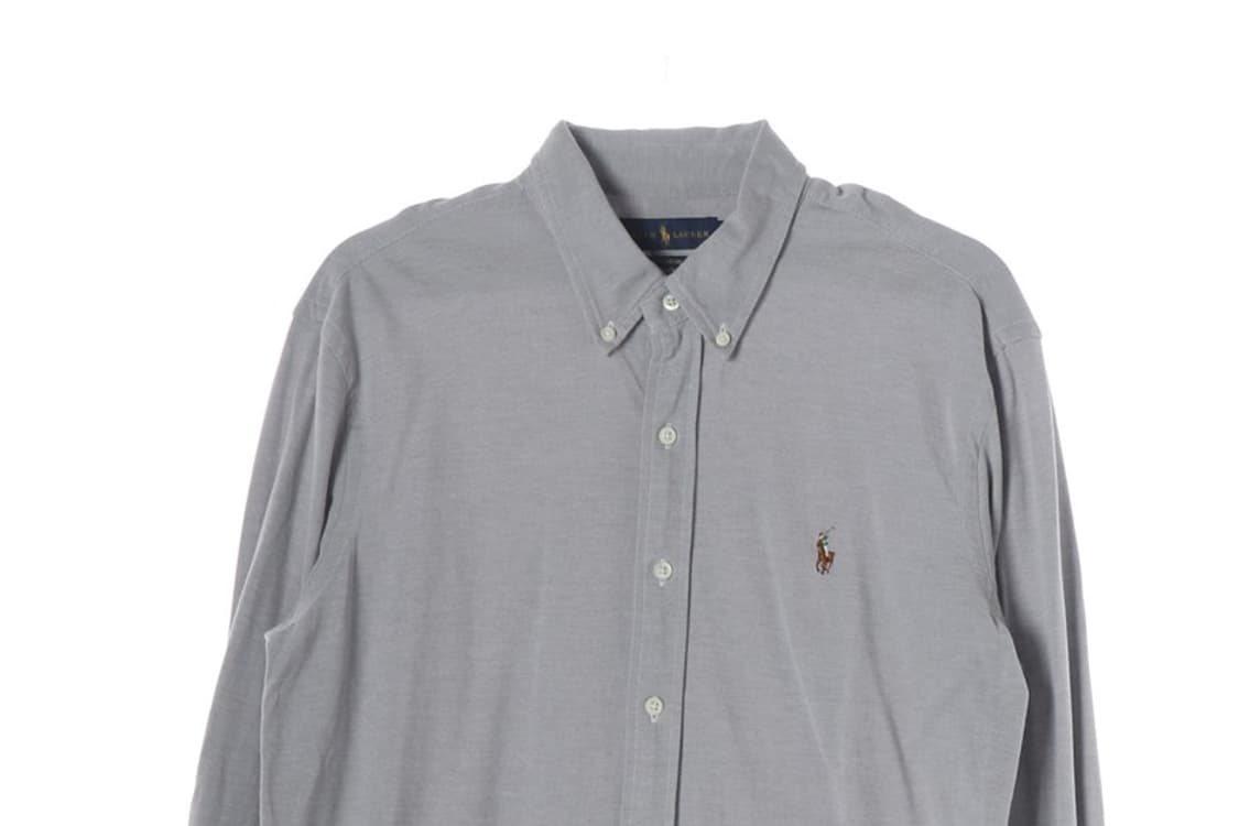 폴로랄프로렌 니트 옥스포드 그레이 긴팔셔츠 XL 상품이미지3