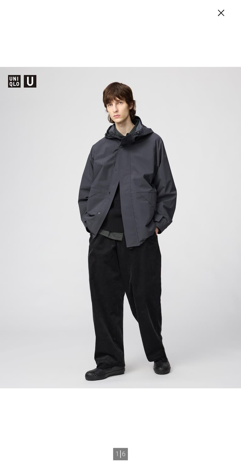 유니클로 코듀로이유틸리티팬츠 479822 09블랙 s사이즈 택 포함 상품이미지1