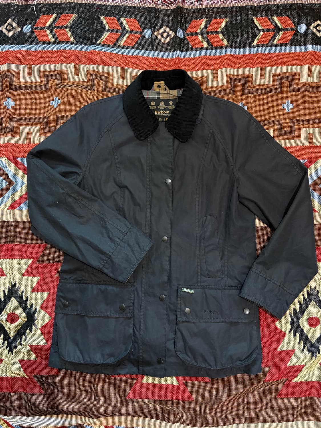 38) 바버 비데일 왁스자켓 네이비 상품이미지1