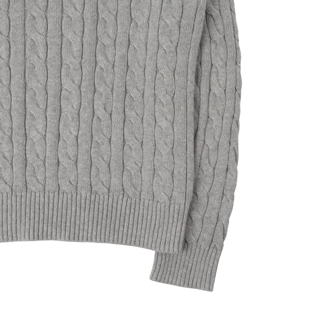 폴로 랄프로렌 그레이 QR 케이블 니트 상품이미지7
