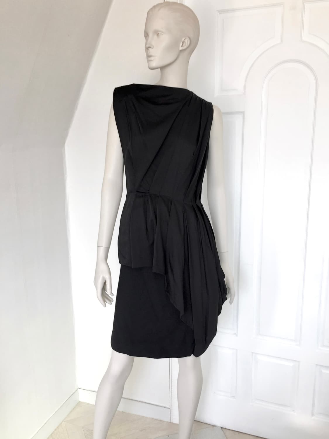 Vionnet Italy Asymmetric Pleats Dress 상품이미지2
