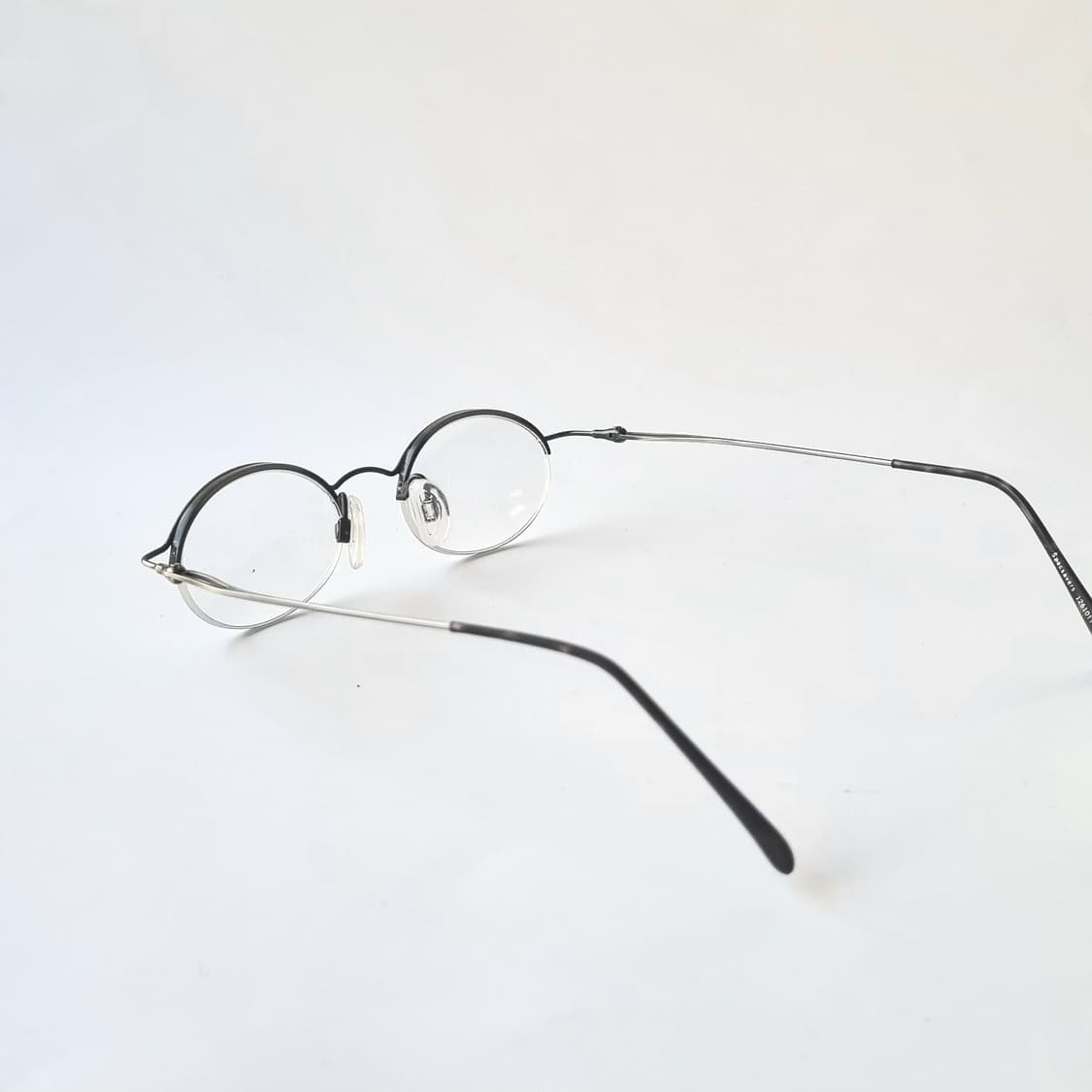 데드스탁 빈티지 오벌형 반무테 안경테 464 상품이미지7