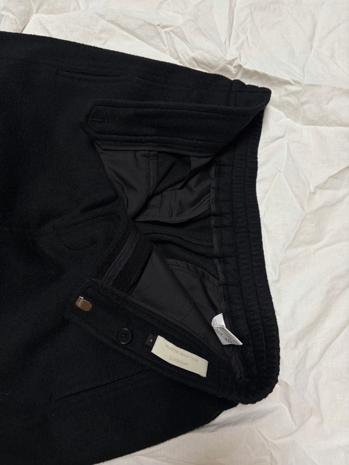 아모멘토 24FW 울 밴딩 팬츠 / M사이즈 상품이미지4