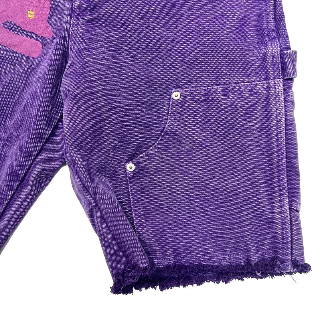 더 뮤지엄 비지터 CAT PRINTED DYEING SHORTS (S) 상품이미지4
