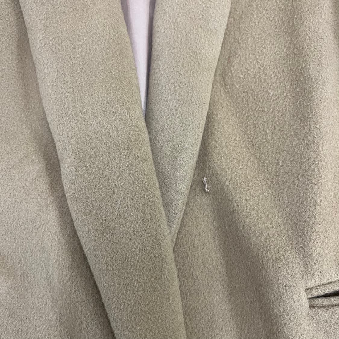 실측확인 유메르 카멜 롱 코트 자켓 0203M1 상품이미지5
